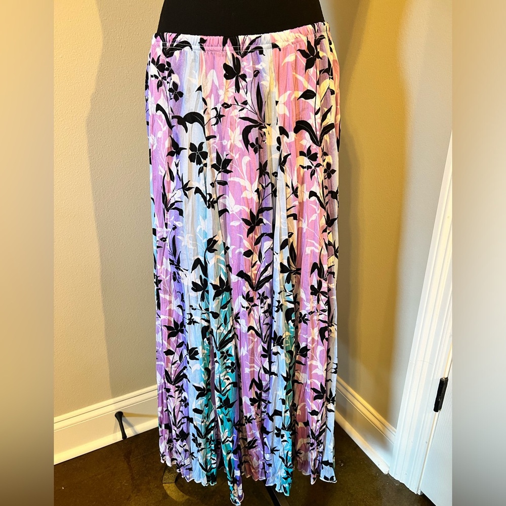 New Directions Lined Maxi Skirt